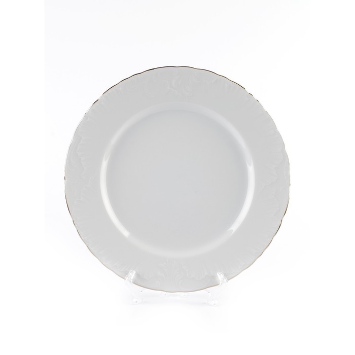 Тарелка десертная Cmielow Rococo «Отводка платина», d=17 см тарелка десертная камелия d 17 см