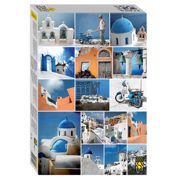 Мозаика «Остров Санторини, Греция», 2000 элементов цена и фото