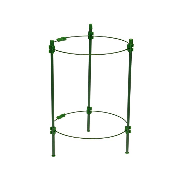 

Кустодержатель, d = 18 см, h = 30 см, 2 кольца, металл, зелёный, Greengo