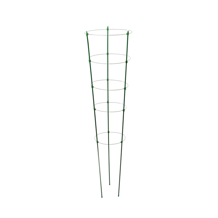 

Кустодержатель, d = 32–30–28–26–24 см, h = 150 см, 5 колец, металл, зелёный, Greengo