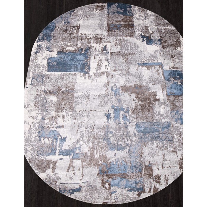 

Ковёр овальный Armina 03857a, размер 230x160 см, цвет blue / blue