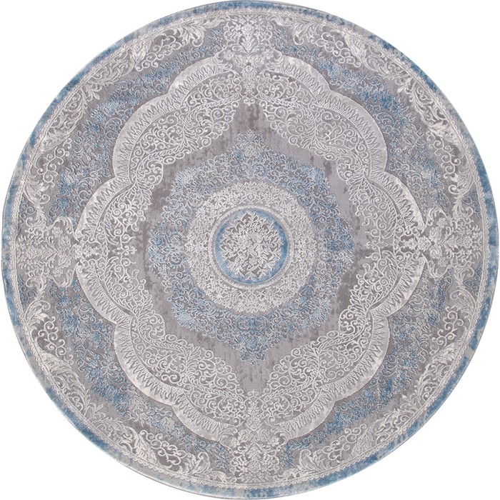 

Ковёр круглый Armina 03880a, размер 160x160 см, цвет blue / blue