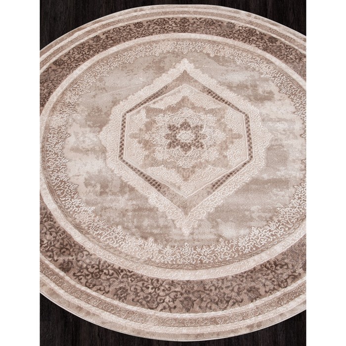 

Ковёр круглый Armina 04037a, размер 160x160 см, цвет brown / brown