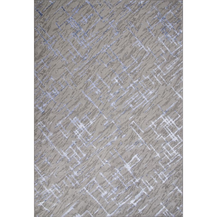 ковёр прямоугольный merinos liman размер 80x150 см цвет cream blue Ковёр прямоугольный Merinos Liman, размер 80x150 см, цвет gray-blue