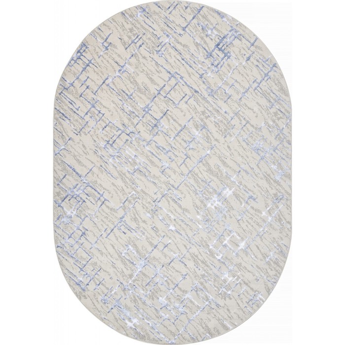 

Ковёр овальный Merinos Liman, размер 200x290 см, цвет cream-blue