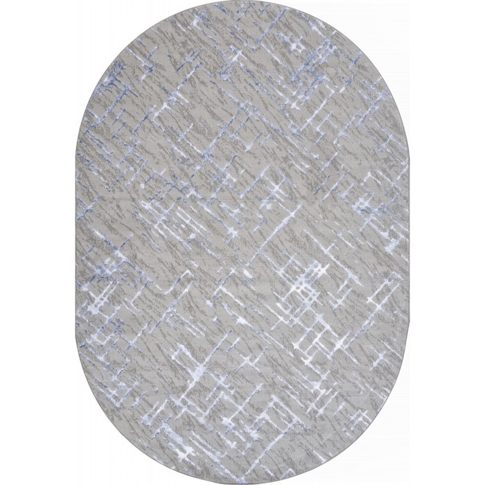 

Ковёр овальный Merinos Liman, размер 200x290 см, цвет gray-blue