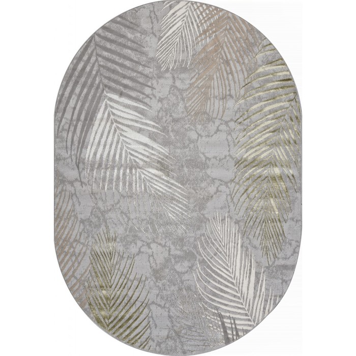 

Ковёр овальный Merinos Liman, размер 200x290 см, цвет gray-green