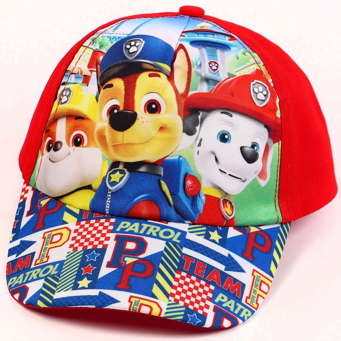 фото Кепка детская "команда", щенячий патруль, р-р 52 paw patrol