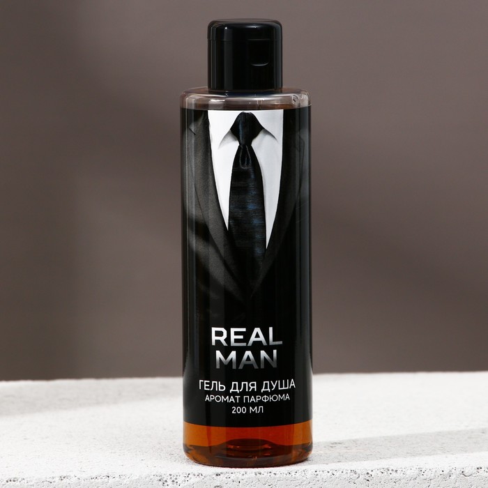 Гель для душа «REAL MAN», 200 мл, аромат мужской парфюм, HARD LINE hard line гель для душа виски богатства 250 мл аромат мужской парфюм