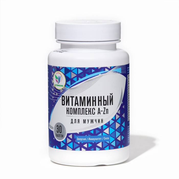 Витаминный комплекс A-Zn для мужчин Vitamuno, 30 таблеток детский витаминный комплекс livebiotics 30 таблеток childlife