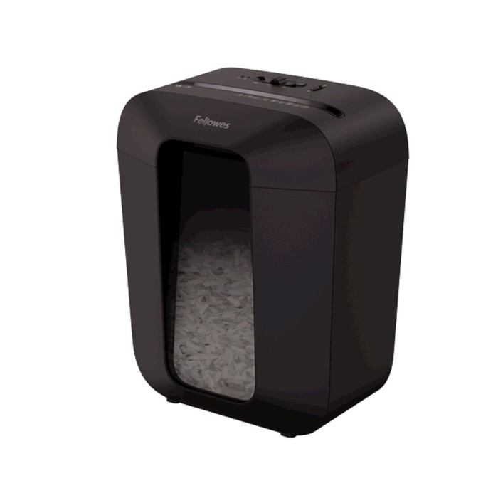 

Шредер Fellowes Powershred LX50, DIN P-4, 4х37мм, 9лст, 17 лтр., уничт: скрепки,скобы,карты 102246
