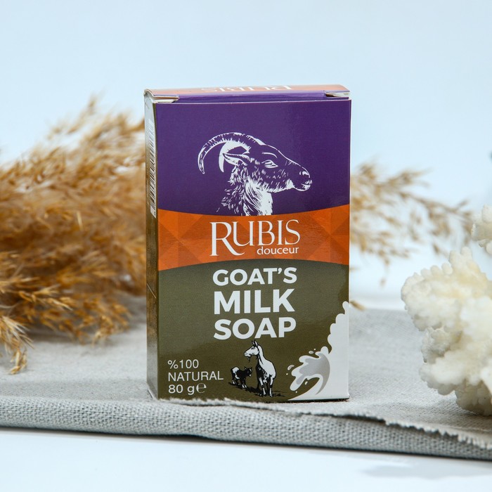 

Мыло туалетное Rubis "Goat's Milk Soap", 80 г