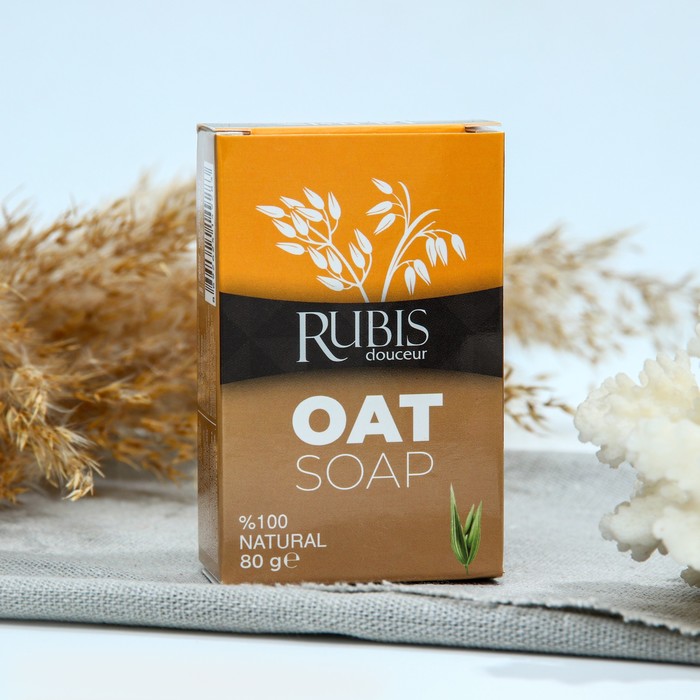 

Мыло туалетное Rubis "Oat Soap", 80 г