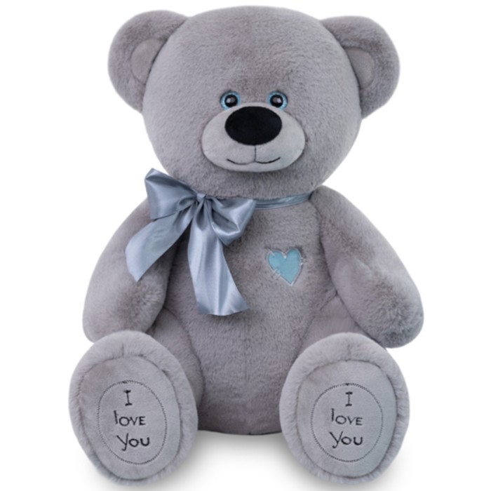 Мягкая игрушка «Медведь Фил», 65 см, цвет серый мягкая игрушка медведь 3 открытки цвет белый 65 см