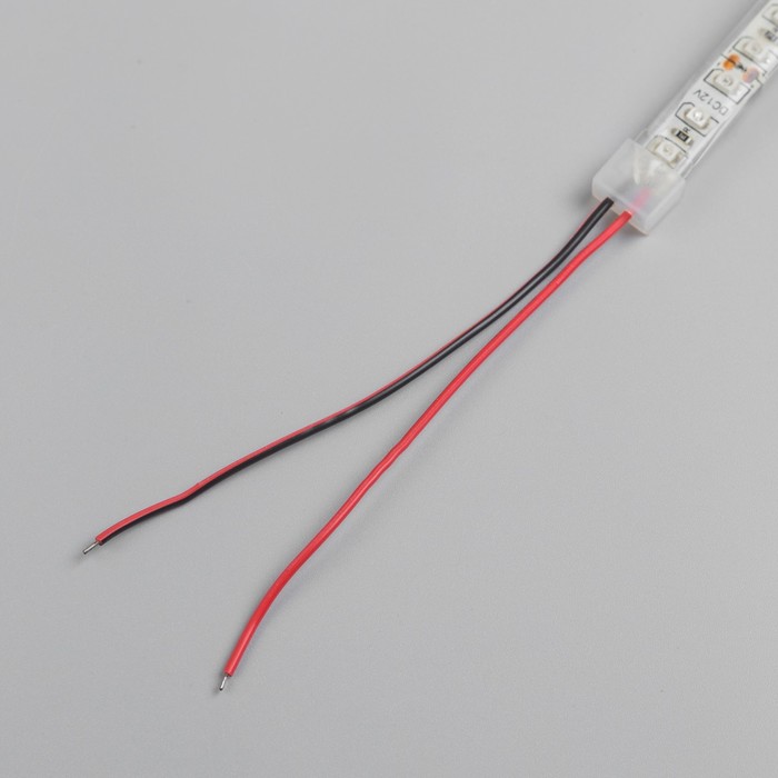 Светодиодная лента 12В, SMD3528, 5 м, IP68, 120 LED, 9.6 Вт/м, 6-7 Лм/1 LED, DC, КРАСНЫЙ