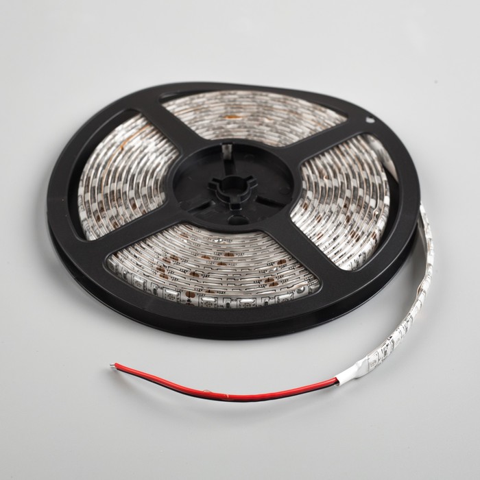 Светодиодная лента 12В, SMD5050, 5 м, IP65, 60 LED, 14.4 Вт/м, 14-16 Лм/1 LED, DC, СИНИЙ