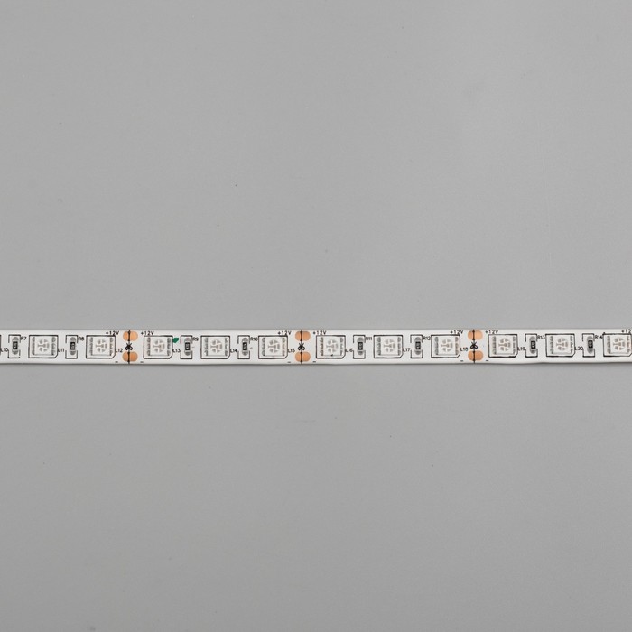Светодиодная лента 12В, SMD5050, 5 м, IP65, 60 LED, 14.4 Вт/м, 14-16 Лм/1 LED, DC, СИНИЙ