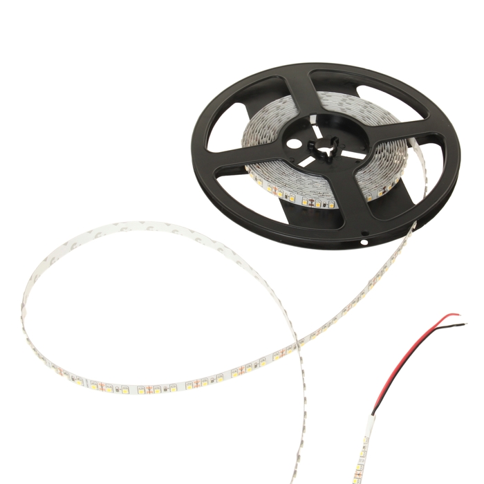 Светодиодная лента 12В, SMD3528, 5 м, IP33, 120 LED, 9.6 Вт/м, 6-7 Лм/1 LED, DC, ЗЕЛЁНЫЙ