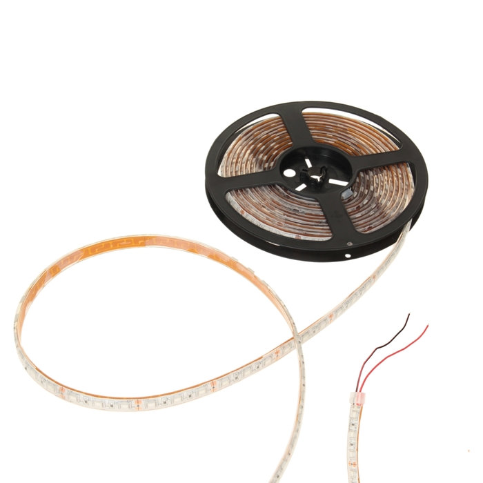 Светодиодная лента 12В, SMD5050, 5 м, IP68, 60 LED, 14.4 Вт/м, 14-16 Лм/1 LED, DC, БЕЛЫЙ