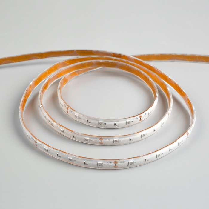 Светодиодная лента 12В, SMD5050, 5 м, IP68, 30 LED, 7.2 Вт/м, 14-16 Лм/1 LED, DC, КРАСНЫЙ