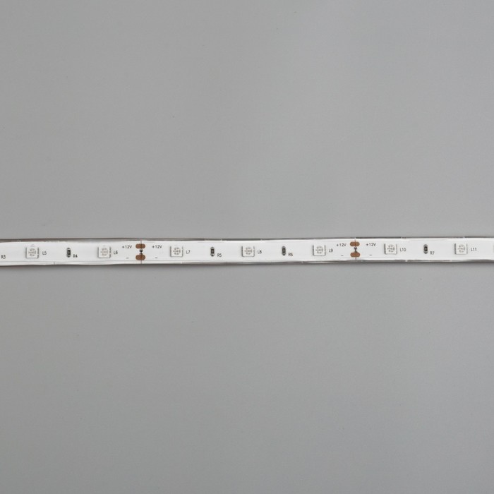 Светодиодная лента 12В, SMD5050, 5 м, IP68, 30 LED, 7.2 Вт/м, 14-16 Лм/1 LED, DC, КРАСНЫЙ