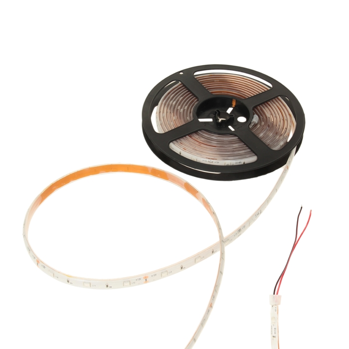 Светодиодная лента 12В, SMD5050, 5 м, IP68, 30 LED, 7.2 Вт/м, 14-16 Лм/1 LED, DC, БЕЛЫЙ