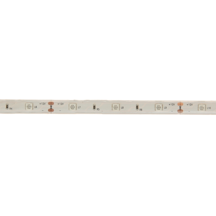 Светодиодная лента 12В, SMD5050, 5 м, IP68, 30 LED, 7.2 Вт/м, 14-16 Лм/1 LED, DC, БЕЛЫЙ