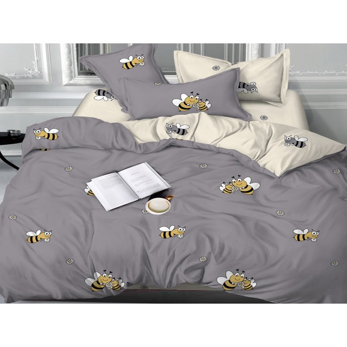 

Постельное бельё Satin Lux 2 сп, размер 200x220 см, 175x215 см, 70x70 см - 2 шт