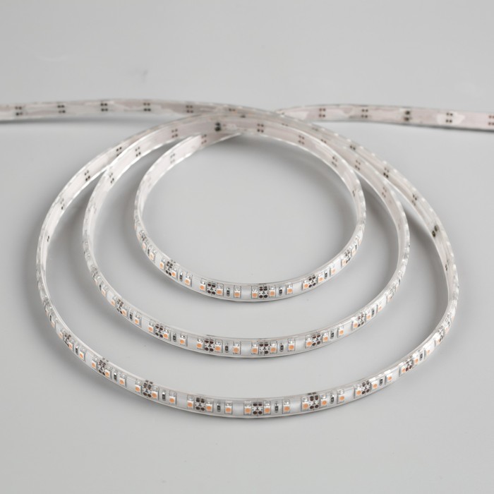 Светодиодная лента 12В, SMD3528, 5 м, IP68, 120 LED, 9.6 Вт/м, 6-7 Лм/1 LED, DC, ФИОЛЕТОВЫЙ