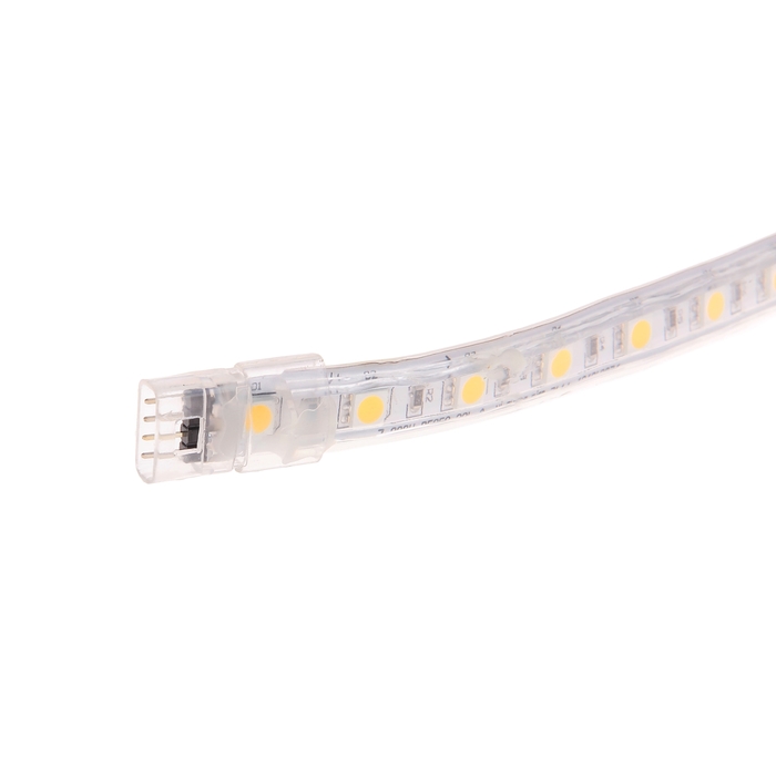 Светодиодная лента 220В, SMD3528, 5 м, IP65, 60 LED, 3.3 Вт/м, 6-7 Лм/1 LED, AC, КРАСНЫЙ