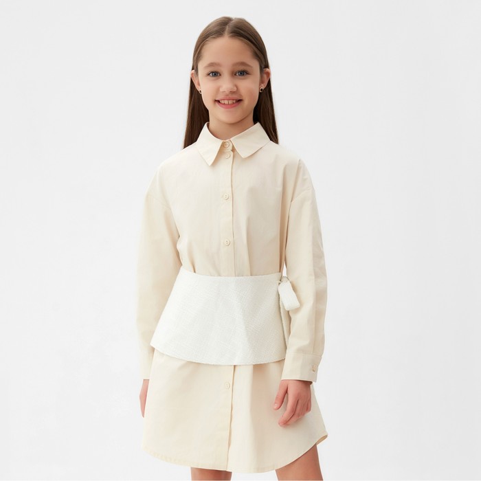 

Юбка(баска) для девочки MINAKU: PartyDress, цвет белый, рост 128 см