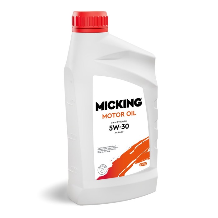 Масло моторное Micking Motor Oil EVO2, 5W-30 SN/CF, минеральное, 1 л