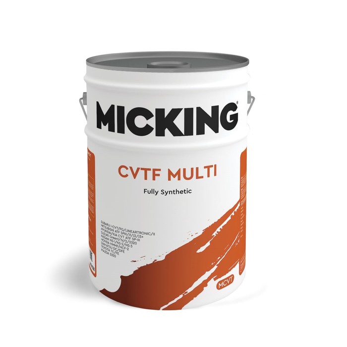 Масло трансмиссионное Micking CVTF, MULTI, 20 л