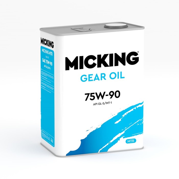 Масло трансмиссионное Micking Gear Oil, 75W-90 GL-5/MT-1, всесезонное полусинтетическое, 4 л 10235