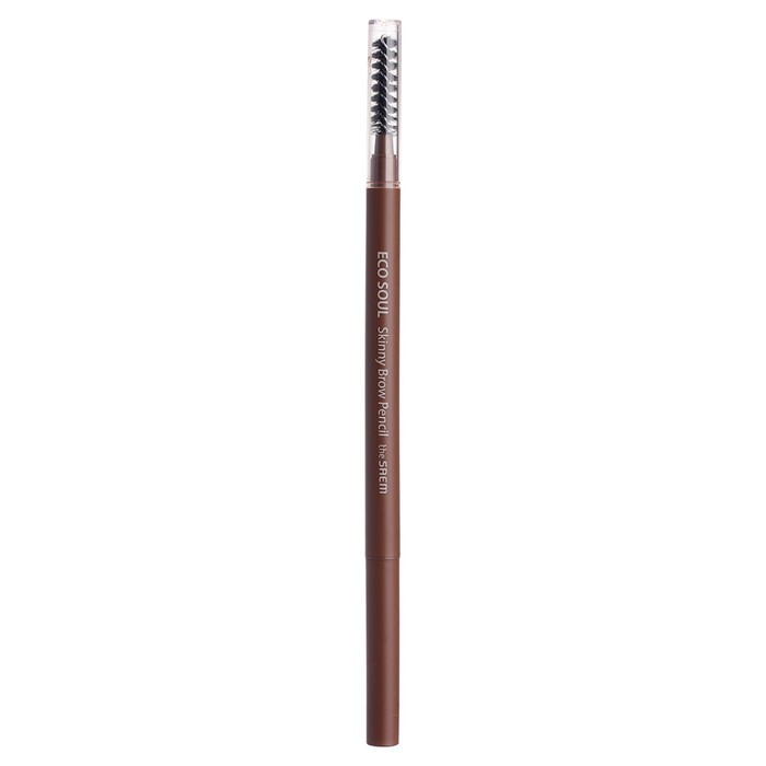 

Карандаш для бровей Eco Soul Skinny Brow Pencil 02 Gray Brown