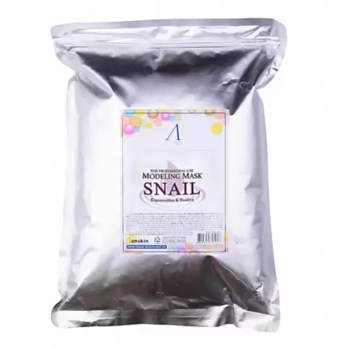 

Маска альгинатная Anskin Snail Modeling Mask, с муцином улитки, 500 г
