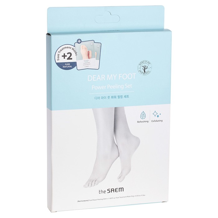 

Маска для ног Dear My Foot Power Set (1 пилинг + 2 пары увлажняющих)