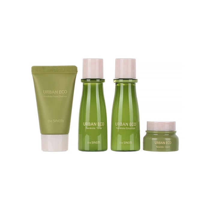 

Набор (пенка, тонер, эмульсия, крем) Urban Eco Harakeke Travel Kit