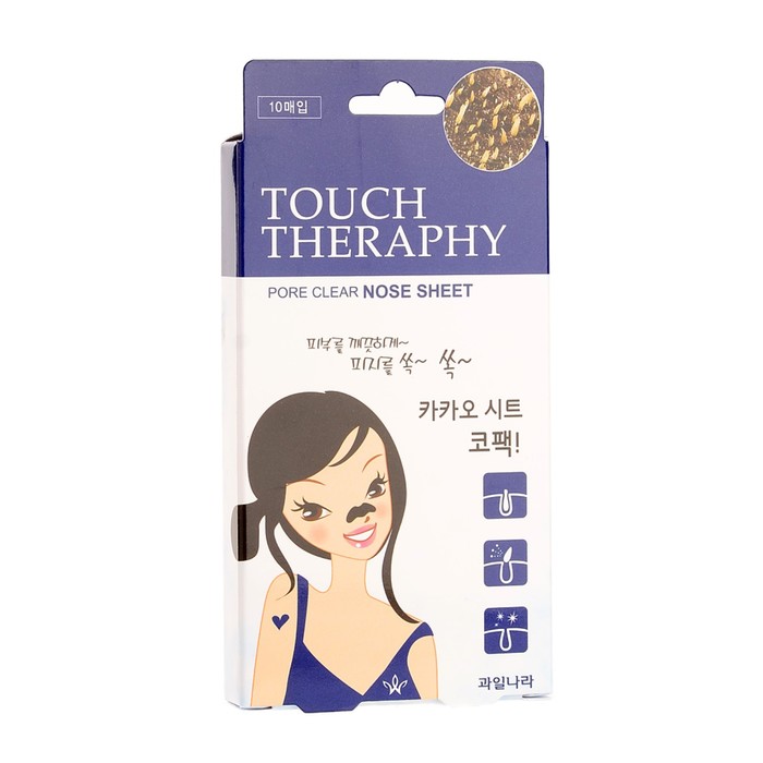 

Патчи очищающие для носа Touch Therapy Cacao Pore Clear Nose Sheet Pack 10шт