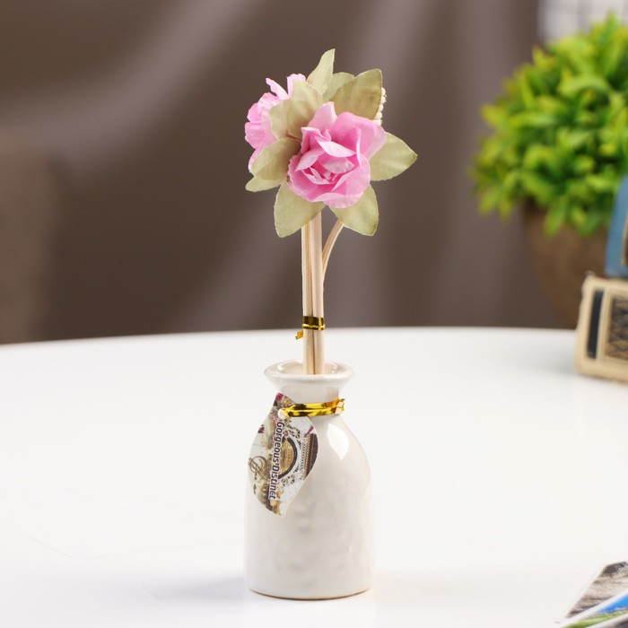 Набор подарочный "Прованс": ваза керамическая,аромамасло роза,декор, "Богатство Аромата"