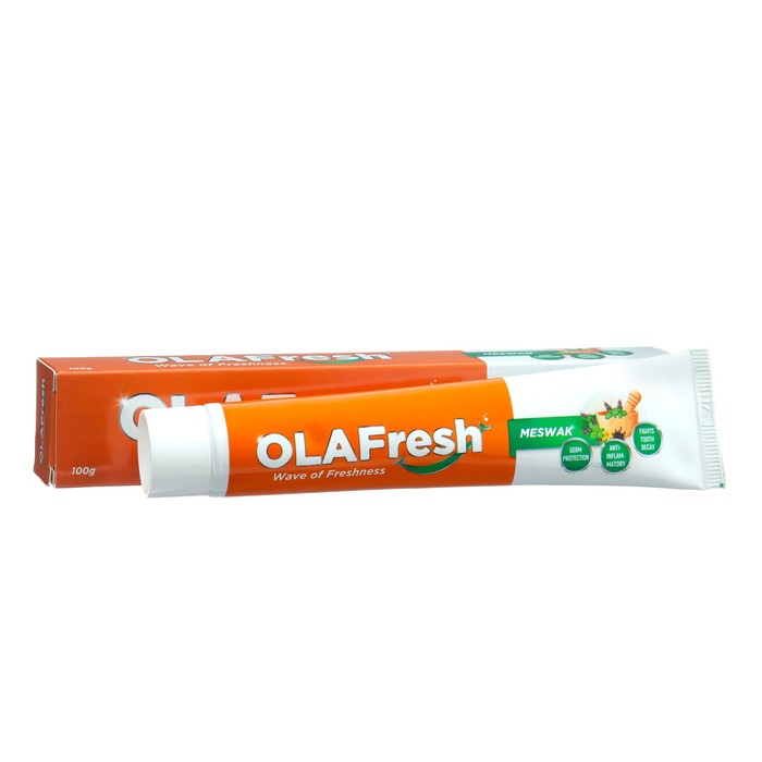 Зубная паста OLAFresh Meswak Toothpaste, 100 г зубная паста olafresh fresh mint toothpaste 100 г
