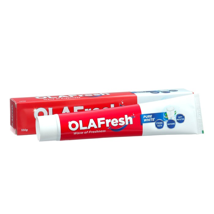 Зубная паста OLAFresh Pure White Toothpaste, 100 г зубная паста olafresh pure white toothpaste 100 г