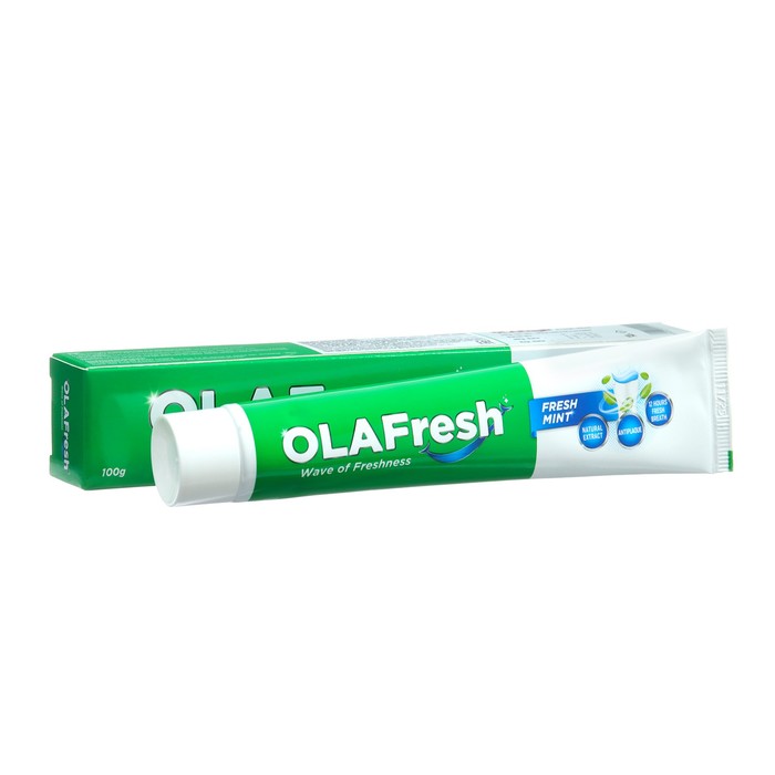 Зубная паста OLAFresh Fresh Mint Toothpaste, 100 г зубная паста olafresh fresh mint toothpaste 100 г