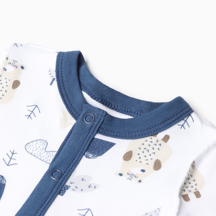 

Комбинезон детский, цвет белый, рост 68 (3-6) см