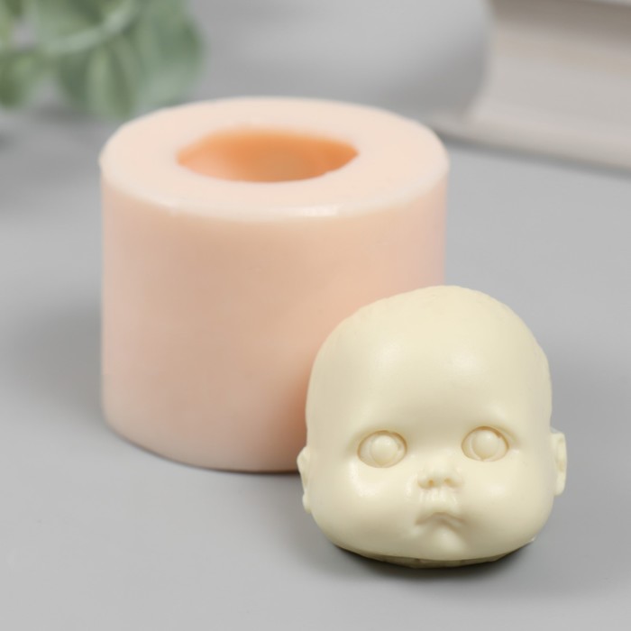 

Молд силикон "Голова младенца" №17 3,5х4х3,5 см