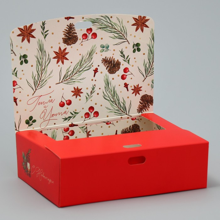 Коробка складная двухсторонняя «Счастья», 16.5 х 12.5 х 5 см коробка складная счастья 18 х 5 5 х 5 5 см