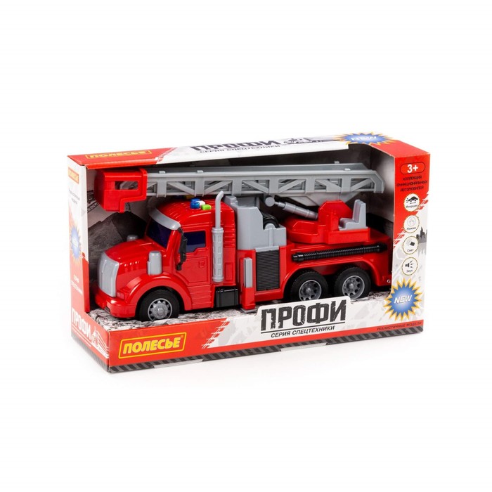Машина инерционная «Профи. Пожарный №2», свет, звук, в коробке конструктор машина super truck на бат свет звук в коробке