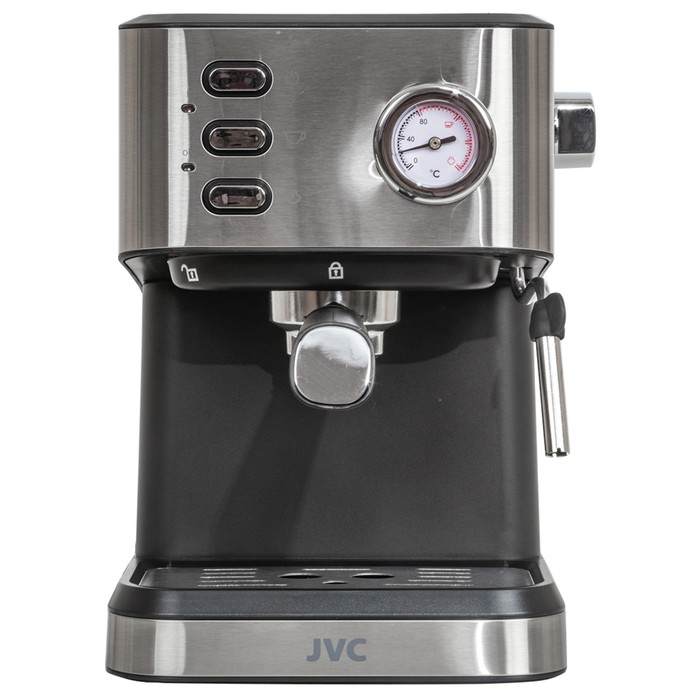 Кофеварка jvc JK-CF33 , рожковая, 1050 Вт, 1.5 л , чёрный фото