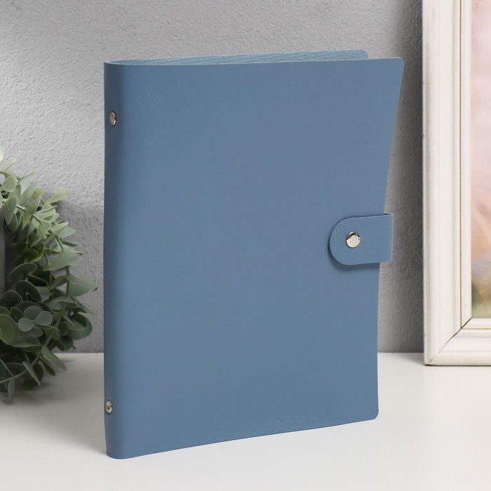 

Фотоальбом магнитный 45 листов "Муза" синий 23,5х18 см