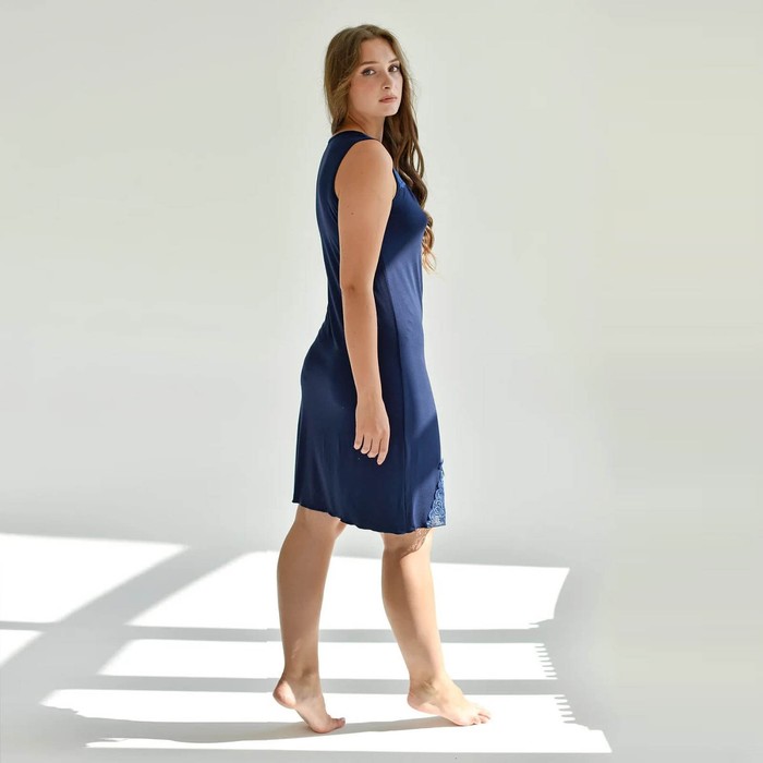 Ночная сорочка женская «Очарование», цвет синиий, размер 46